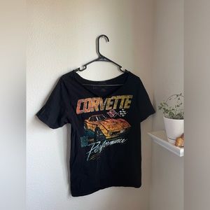 Corvette graphic t-shirt C3 merch cherolet tee chevy racing muscle car girl oem